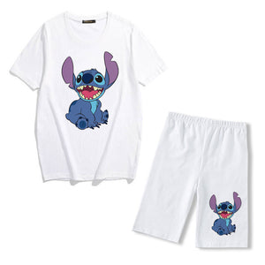 Conjunto 2 piezas tipo pijama Stitch chica