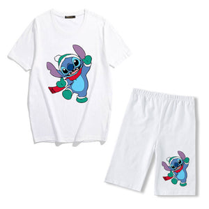 Conjunto 2 piezas tipo pijama Stitch chica