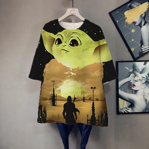 Camiseta mini Yoda Bandalorian 3D