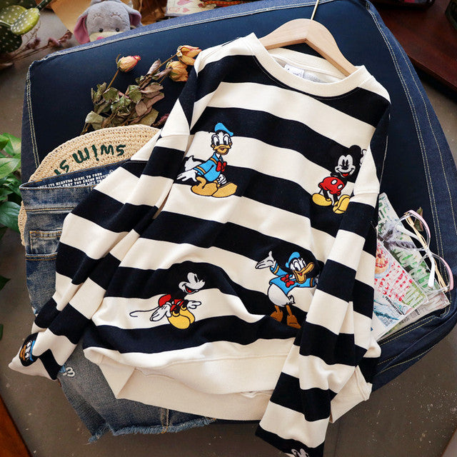 Sudadera bordada Mickey Mouse