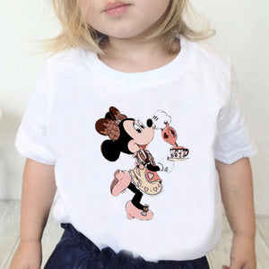 Camiseta manga corta Minnie niñas