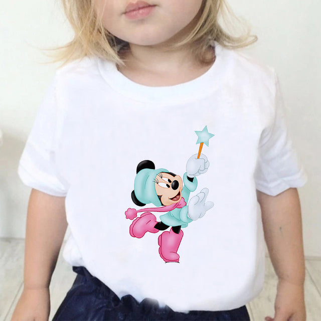 Camiseta manga corta Minnie niñas