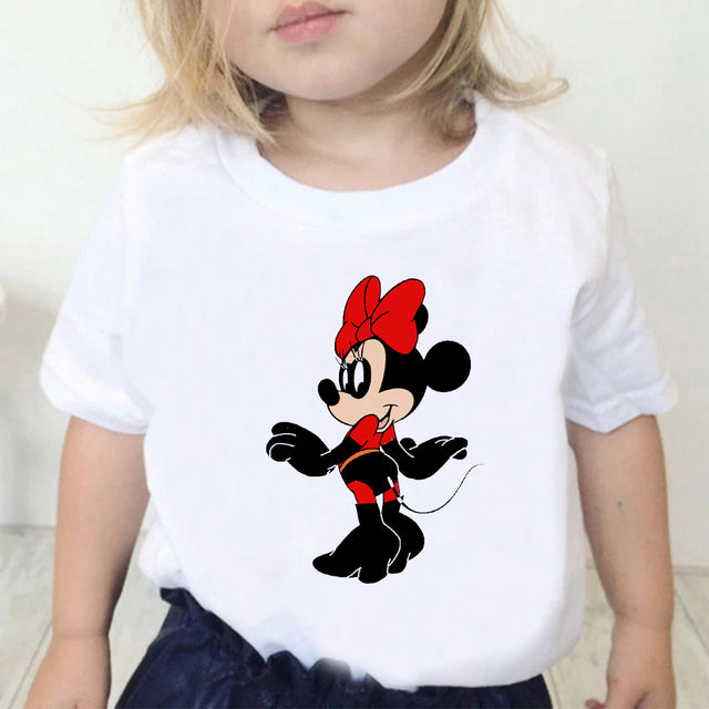 Camiseta manga corta Minnie niñas